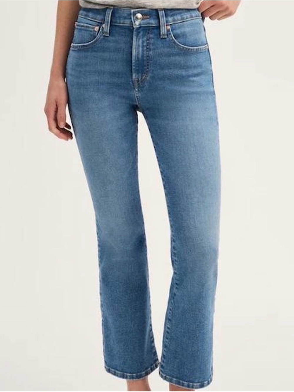 Madewell Mid-Rise Kickout Jeans